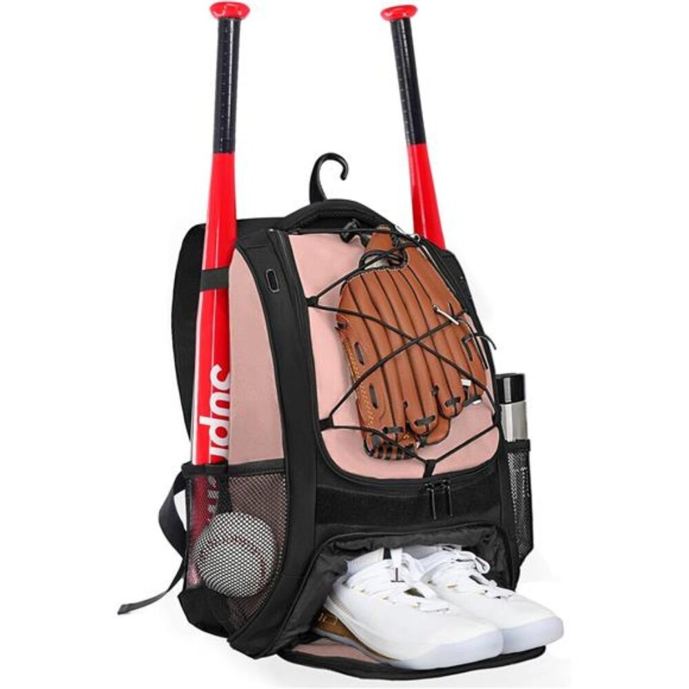 Baseball Backpack,Baseball Bag for Adult,Softball Bat Bag with Shoes Compartment